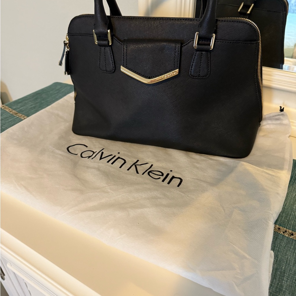 Calvin Klein Black Satchel Bag